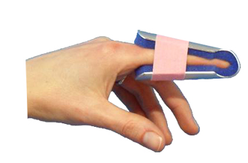 STECCA PER FRATTURA DITA A CAMPANA FARMASPLINT MISURA GRANDE PREFORMATA IN ALLUMINIO MODELLABILE CON IMBOTTITURA IN SPUGNA POLIURETANICA ANTIALLERGICA RADIOTRASPARENTE 15 CM - Farmacia Del Monaco