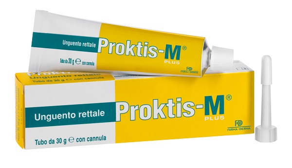 UNGUENTO RETTALE PROKTIS/M PLUS 30G CON CANNULA - Farmacia Del Monaco