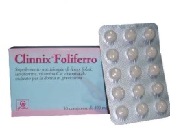 CLINNIX FOLIFERRO 30 COMPRESSE - Farmacia Del Monaco