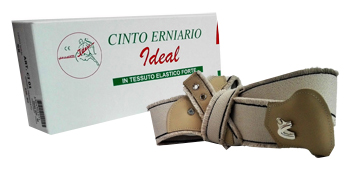 CINTO ERNIARIO IDEAL IN TESSUTO ELASTICO FORTE DESTRO GRIGIO FRANGIATO 90CM - Farmacia Del Monaco
