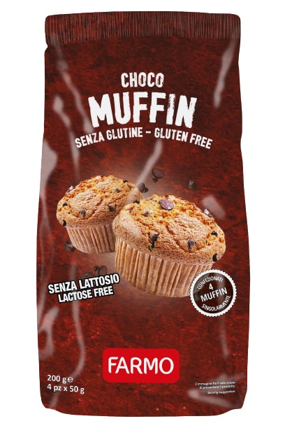 FARMO CHOCOMUFFIN CON GOCCE DI CIOCCOLATO 4 X 50 G - Farmacia Del Monaco