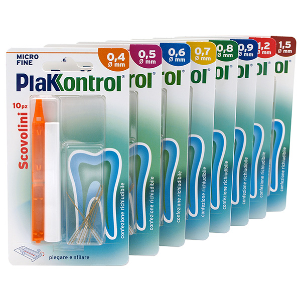 PLAKKONTROL MINIGRIP SCOVOLINO 0,9 MM 10 PEZZI - Farmacia Del Monaco