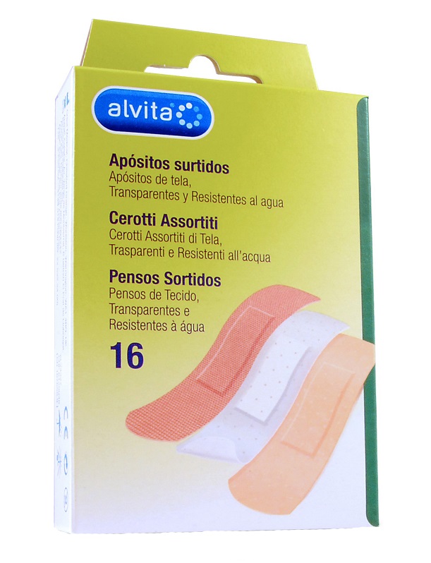 ALVITA CEROTTI ASSORTITI 16 PEZZI - Farmacia Del Monaco