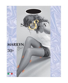 MARILYN 30 SHEER CALZA AUTOREGGENTE CAMEL 3 - Farmacia Del Monaco