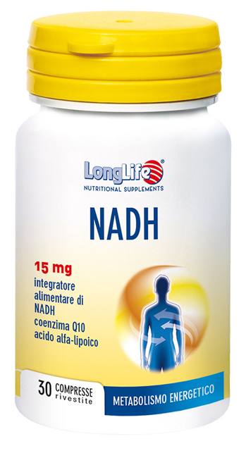 LONGLIFE NADH CON Q10 30 COMPRESSE - Farmacia Del Monaco