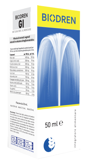BIODREN GI SOLUZIONE IDROALCOLICA 50 ML - Farmacia Del Monaco