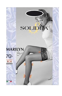 MARILYN 70 SHEER CALZA AUTOREGGENTE SABBIA 3 - Farmacia Del Monaco