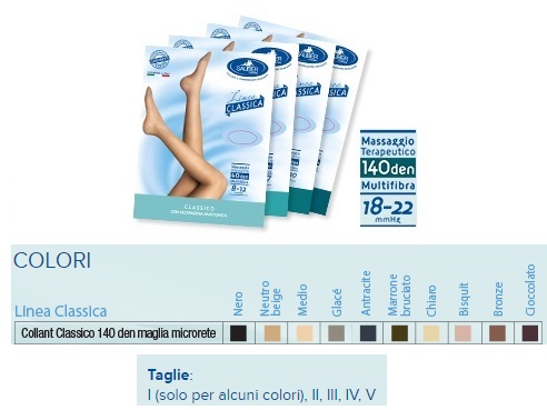 SAUBER COLLANT 140 DENARI MAGLIA MICRORETE BISQUIT 2 LINEA CLASSICA - Farmacia Del Monaco