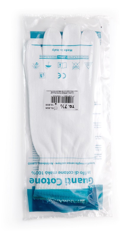 GUANTO CHIRURGICO COTONE FELPATO 7,5 - Farmacia Del Monaco