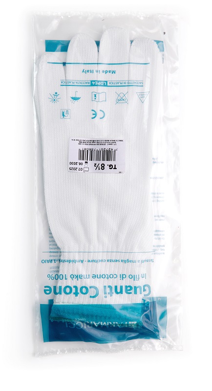 GUANTO CHIRURGICO COTONE FELPATO 8,5 - Farmacia Del Monaco