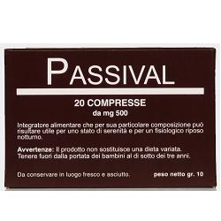 PASSIVAL ESTRATTO ERBORISTICO 20 COMPRESSE - Farmacia Del Monaco