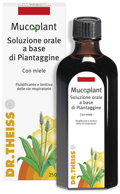 THEISS MUCOPLANT PIANTAGGINE 250 ML - Farmacia Del Monaco