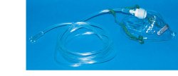 MASCHERA PER OSSIGENOTERAPIA MEDIA CONCENTRAZIONE CON 2 TUBI PROLUNGA 2 METRI - Farmacia Del Monaco
