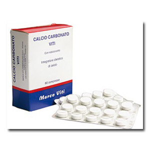 CALCIO CARBONATO VITI 60 COMPRESSE - Farmacia Del Monaco