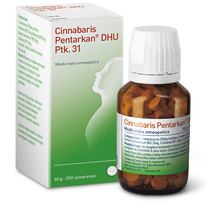CINNABARIS 31 PTK 200 COMPRESSE 50 G - Farmacia Del Monaco