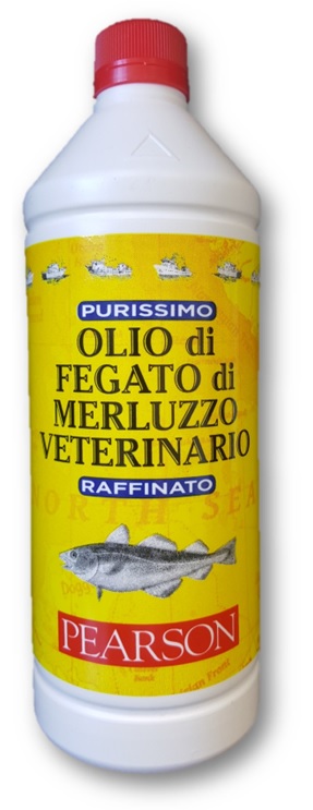 OLIO FEGATO MERLUZZO PURISSIMO 1 LITRO - Farmacia Del Monaco
