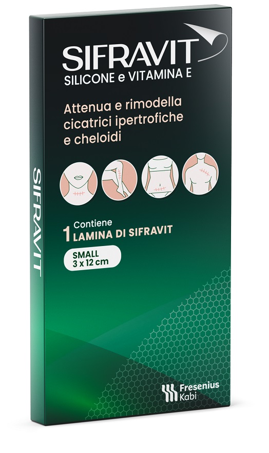 SIFRAVIT PLACCA SILICONE 3X12 CM SMALL 1 PEZZO - Farmacia Del Monaco