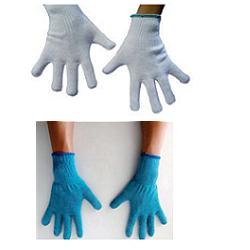 GUANTO AMBIDESTRO IN COTONE MONOFILO BIANCO PER ALLERGIE DERMATOLOGICHE SENZA CUCITURE POLSINO ELASTICO LARGHEZZA 65 MM 8,5 1 PAIO - Farmacia Del Monaco