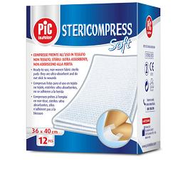 STERICOMPRESS SOFT XL GARZA TNT 18X40CM 12 PEZZI - Farmacia Del Monaco