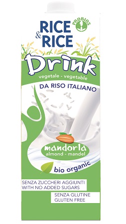 RICE&RICE BEVANDA DI RISO ALLE MANDORLE 1 LITRO - Farmacia Del Monaco