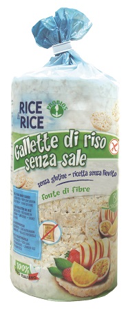 RICE&RICE GALLETTE DI RISO SENZA SALE E SENZA LIEVITO 100 G - Farmacia Del Monaco