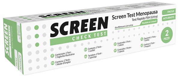 SCREEN TEST RAPIDO FSH/MENOPAUSA URINA 2 PEZZI - Farmacia Del Monaco