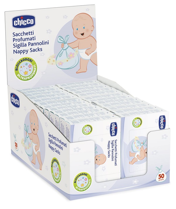 CHICCO SACCHETTI PROFUMATI PANNOLINI - Farmacia Del Monaco