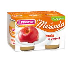 PLASMON OMOGENEIZZATO YOGURT MELA 120 G X 2 PEZZI - Farmacia Del Monaco