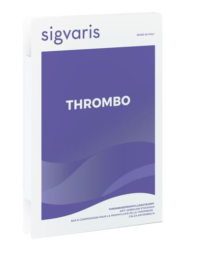 SIGVARIS THROMBO MONOCOLLANT CORTO PUNTA APERTA BIANCO M - Farmacia Del Monaco