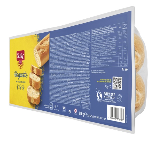 SCHAR BAGUETTE SENZA LATTOSIO 2 X 175 G - Farmacia Del Monaco