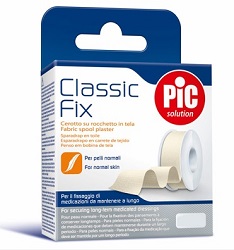 CEROTTO IN ROCCHETTO CLASSIC FIX WHITE 2,5X500 CM FUSTELLA - Farmacia Del Monaco