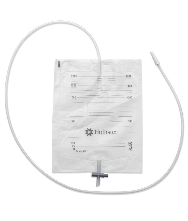 SACCA URINA DA LETTO HOLLISTER CON ANTIREFLUSSO E RUBINETTO DI SCARICO TUBO 130 CM 30 PEZZI - Farmacia Del Monaco