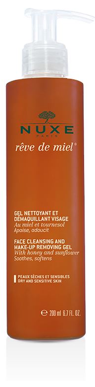 NUXE REVE DE MIEL GEL STRUCCANTE E DETERGENTE 200 ML - Farmacia Del Monaco