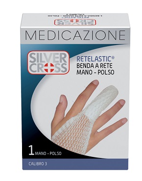 BENDA SILVER CROSS RETEL MANO/POLSO CALIBRO 3 1 PEZZO - Farmacia Del Monaco