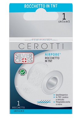CEROTTO IN ROCCHETTO SILVER CROSS AIRPORE 5X500 CM 1 PEZZO - Farmacia Del Monaco