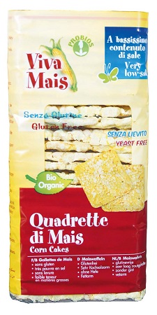 VIVA MAIS QUADRETTE DI MAIS SENZA SALE E SENZA LIEVITO 130 G - Farmacia Del Monaco