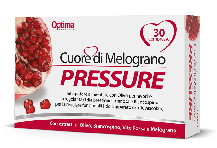 CUORE DI MELOGRANO PRESSURE 30 COMPRESSE 1 G - Farmacia Del Monaco
