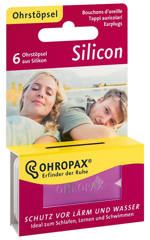 OHROPAX TAPPI AURICOLARI SILICONE 6 PEZZI - Farmacia Del Monaco