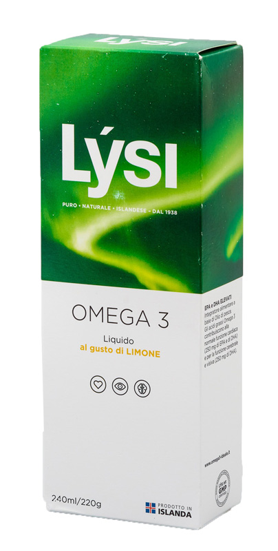 LYSI OMEGA3 LIQUIDO LIMONE 240 ML - Farmacia Del Monaco