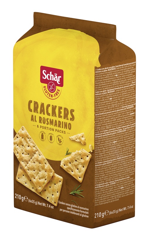 SCHAR CRACKERS AL ROSMARINO 6 CONFEZIONI DA 35 G - Farmacia Del Monaco