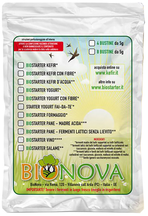 BIOSTARTER PER KEFIR D'ACQUA - Farmacia Del Monaco