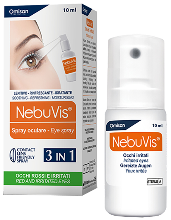 NEBUVIS OCCHI IRRITATI SPRAY 10 ML 1 PEZZO - Farmacia Del Monaco