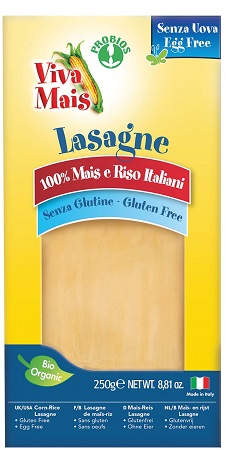 VIVA MAIS LASAGNE DI MAIS E RISO 250 G SENZA UOVA - Farmacia Del Monaco