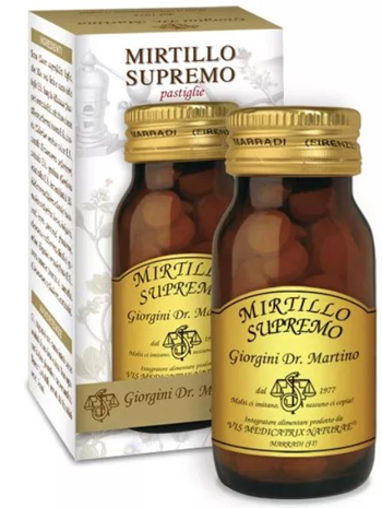MIRTILLO SUPREMO 80 PASTIGLIE - Farmacia Del Monaco