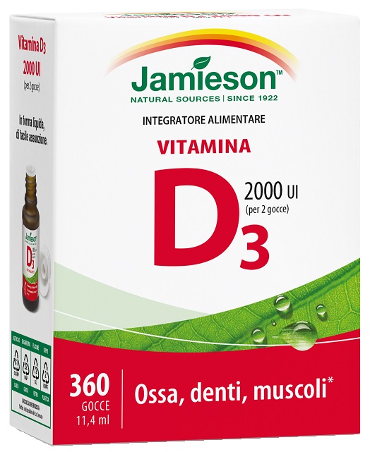 JAMIESON VITAMINA D GOCCE 11,4 ML - Farmacia Del Monaco