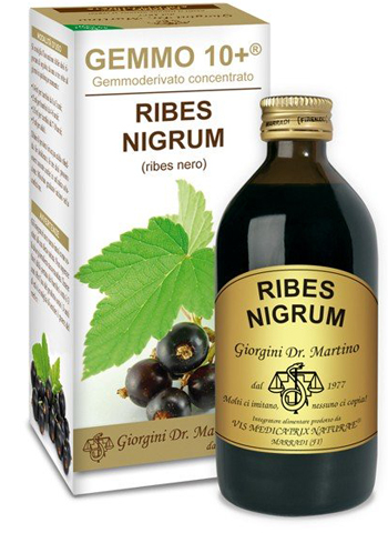 GEMMO 10+ RIBES NERO 200 ML LIQUIDO ANALCOLICO - Farmacia Del Monaco