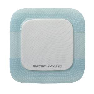 MEDICAZIONE BIATAIN IN SCHIUMA DI POLIURETANO A RILASCIO DI ARGENTO CON BORDO ADESIVO IN SILICONE 10X10 CM 5 PEZZI - Farmacia Del Monaco