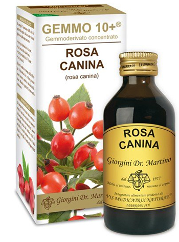 GEMMO 10+ ROSA CANINA LIQUIDO ANALCOLICO 100 ML - Farmacia Del Monaco