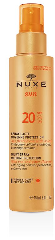 NUXE SUN SPRAY SOLARE VISO E CORPO SPF20 150 ML - Farmacia Del Monaco