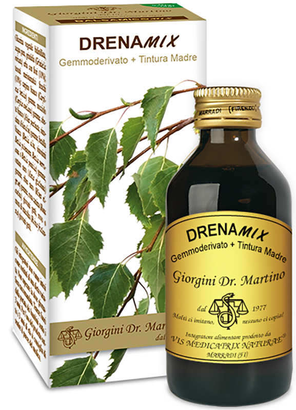 DRENAMIX GEMMODERIVATO + TINTURA MADRE SENZA ALCOOL 100 ML - Farmacia Del Monaco